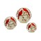 Melrose Set of 3 LED Lighted Cardinal Christmas Snow Globes 7"